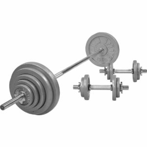 kit haltères 100 kg fonte