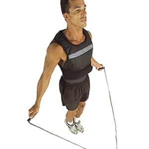 gilet lesté corde à sauter