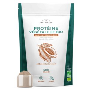 Protéine vegan bio 4 sources de chez Nutri&Co