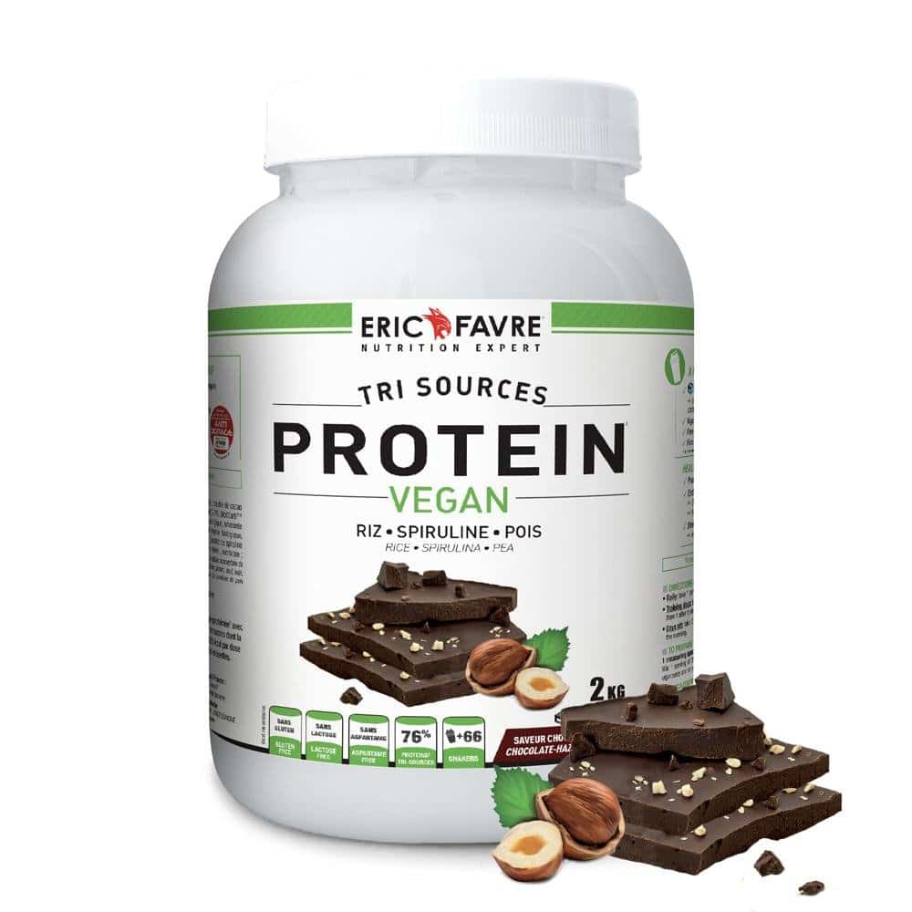 Protéine végane tri-source d’Eric Favre