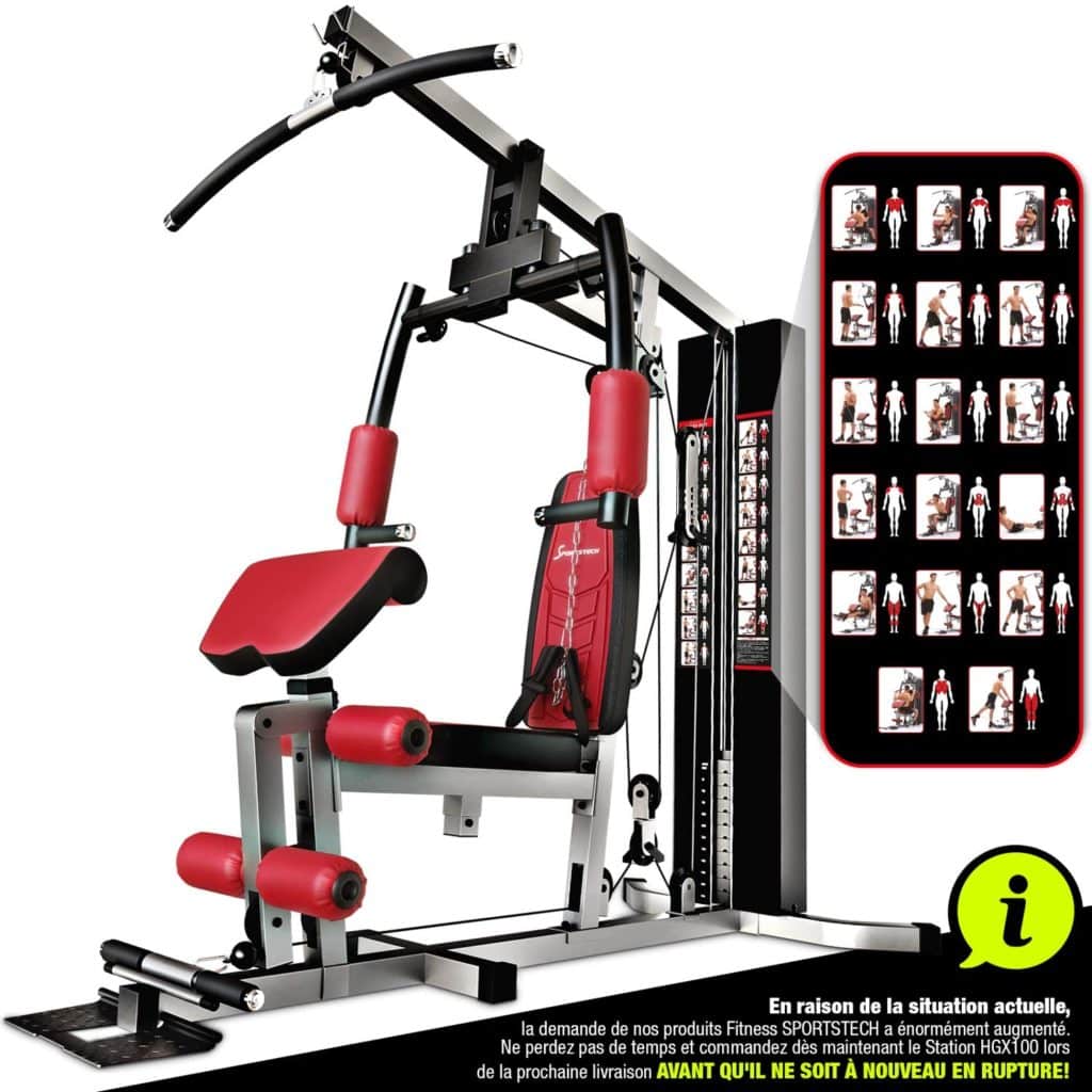banc de muscu professionnel Sportstech HGX100