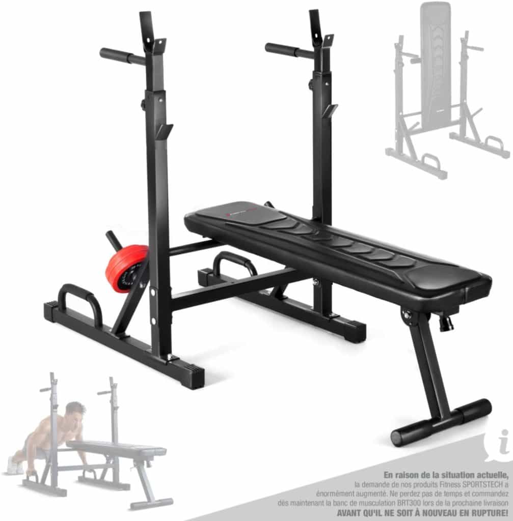 banc de musculation pliable Sportstech BRT300