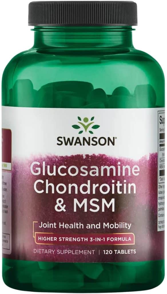 glucosamine chondroïtine et MSM de Swanson