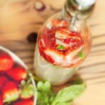 Kéfir de fraises au thym