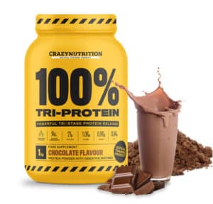 100% tri protein Crazy Nutrition