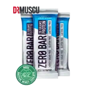 Barres protéinées Zero Bar, sans gluten.