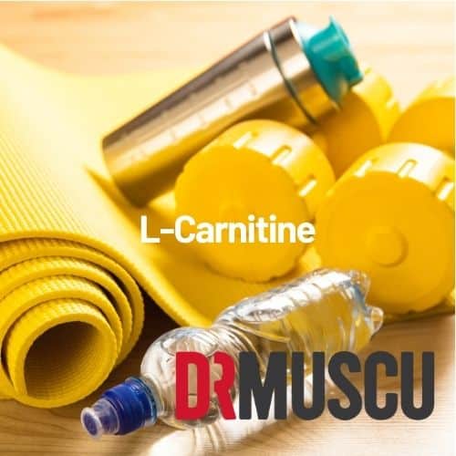 Accessoires de fitness et supplément L-Carnitine.