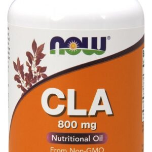 Flacon de complément alimentaire CLA, huile de carthame.