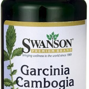 Flacon Garcinia Cambogia, complément alimentaire Swanson.