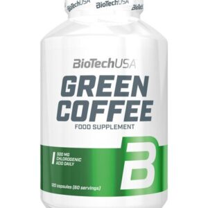 Pot de complément alimentaire café vert BioTechUSA.