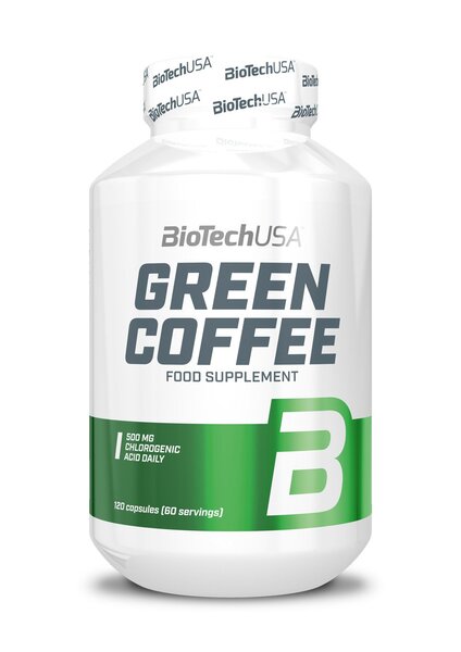 Pot de complément alimentaire café vert BioTechUSA.