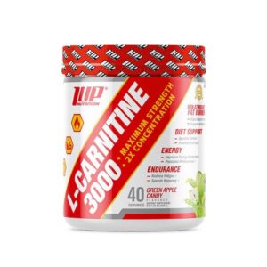 Pot de L-Carnitine 3000 goût pomme.