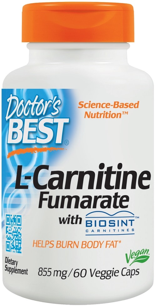Supplément L-Carnitine Fumarate vegan, 60 capsules.