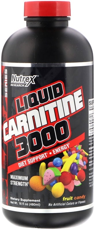 Complément alimentaire liquide Carnitine 3000 Nutrex.