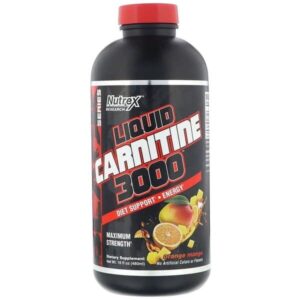Bouteille de supplément Carnitine liquide 3000 Nutrex.