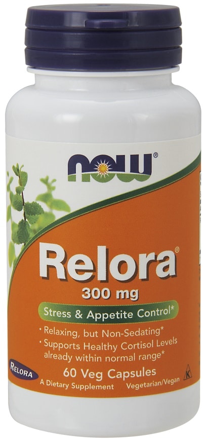 Flacon de supplément Relora 300 mg pour le stress.