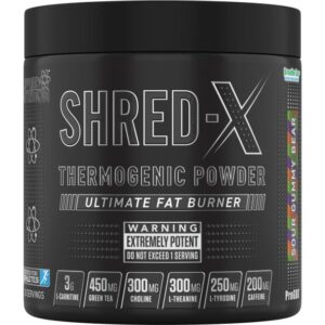 Poudre thermogénique pour brûler les graisses SHRED-X.