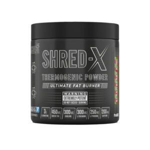 Poudre thermogénique brûleur de graisse Shred-X.