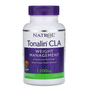 Flacon Natrol Tonalin CLA pour gestion du poids.