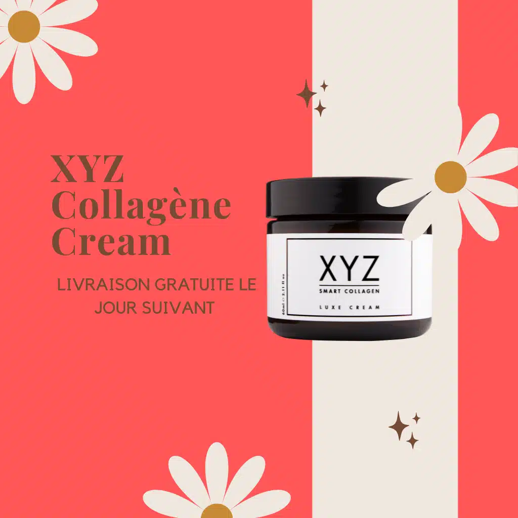 crème au collagène XYZ avec livraison offerte.