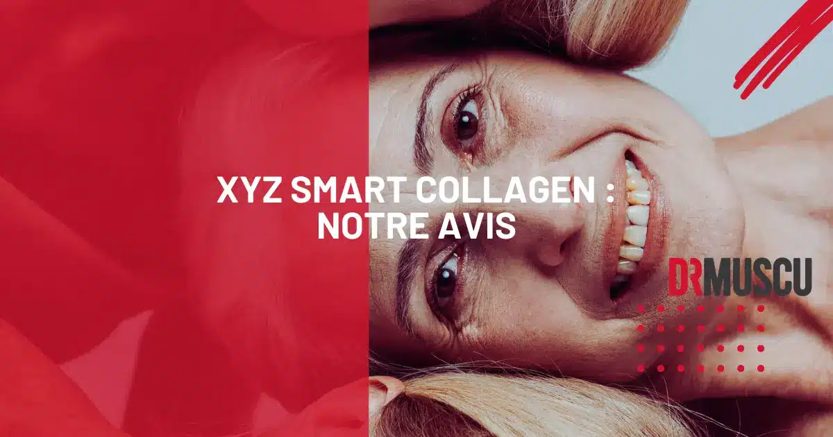 Femme souriante, publicité collagen