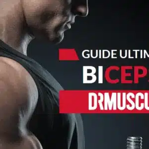 Homme musclé, guide biceps DrMuscu.