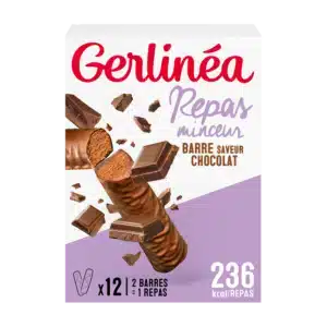 Barre chocolatée minceur Gerlinéa substitut repas