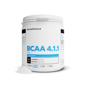 Pot de BCAA Nutrimuscle, complément sportif