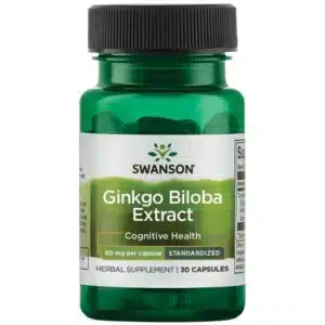 Flacon Swanson Ginkgo Biloba Extract.