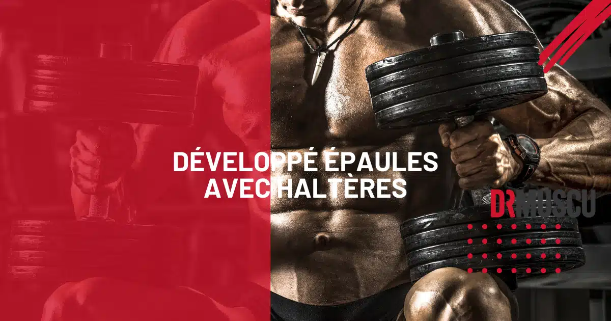 développé épaules avec haltères