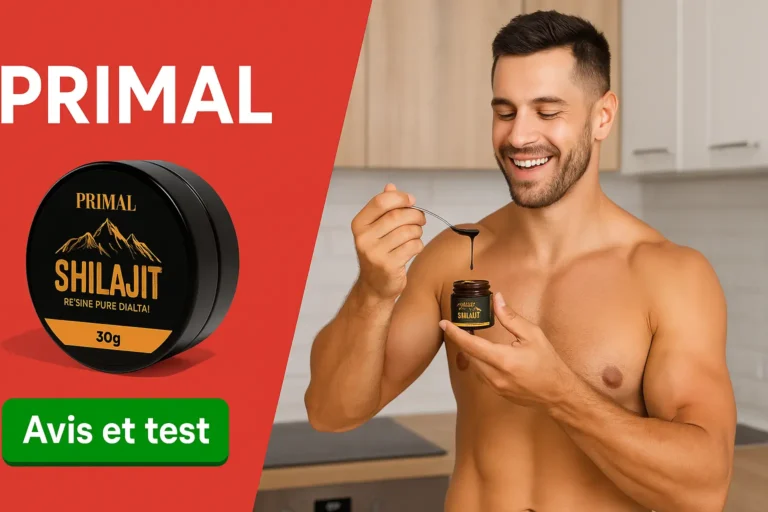 Homme testant Primal Shilajit et donnant son avis