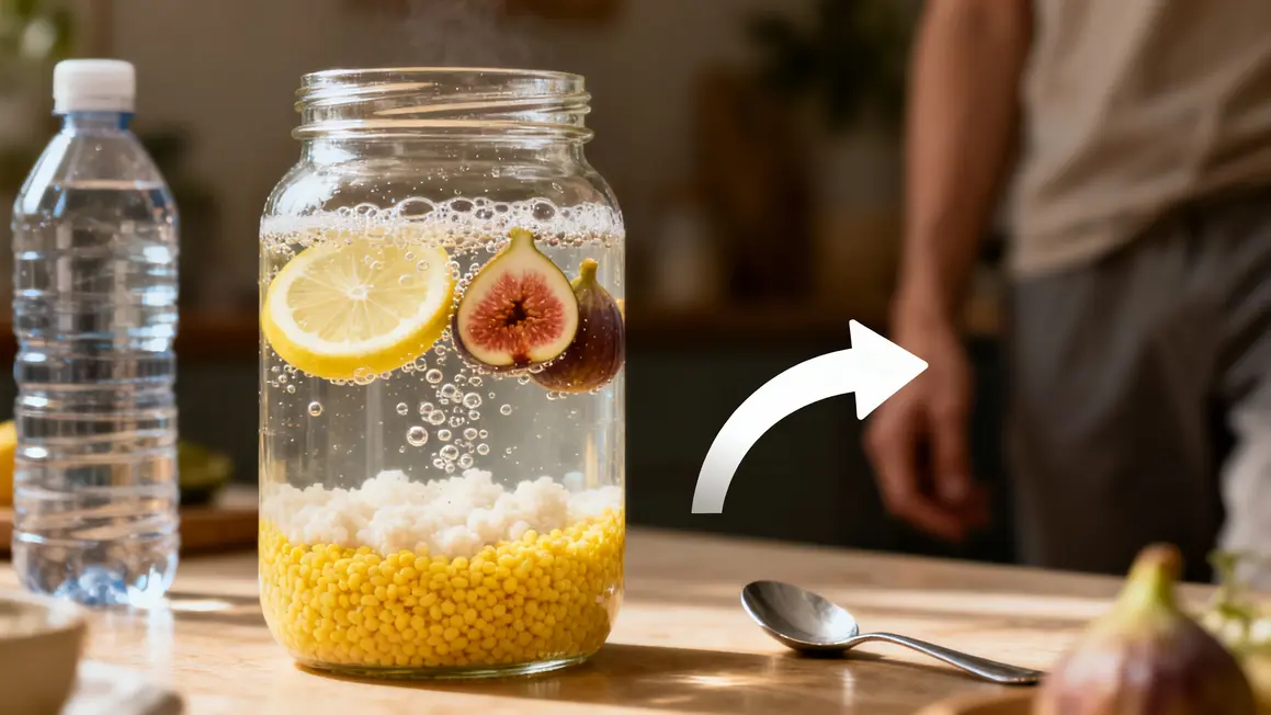 bocal kefir de fruits grains citron fermentation