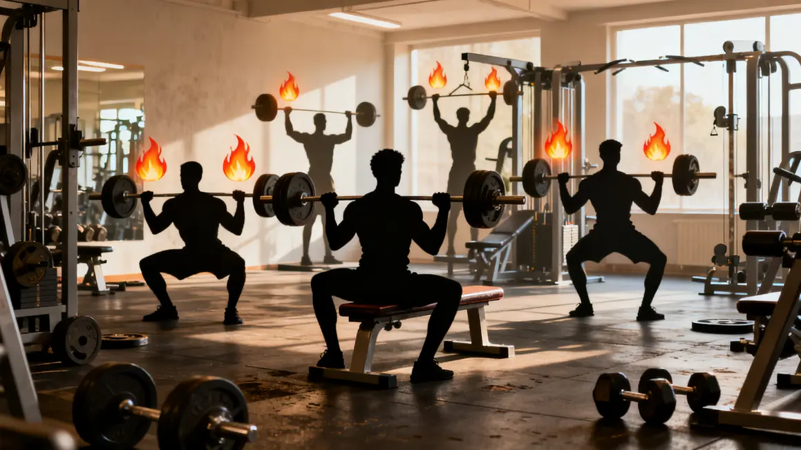 Groupes musculaires mobilisés routine full body squat calories brûlées