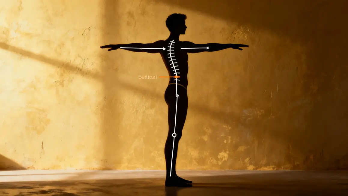 Position départ squat débutant profil, gainage et alignement