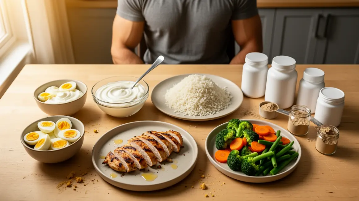 plan alimentaire proteines et complements pour la seche minimaliste