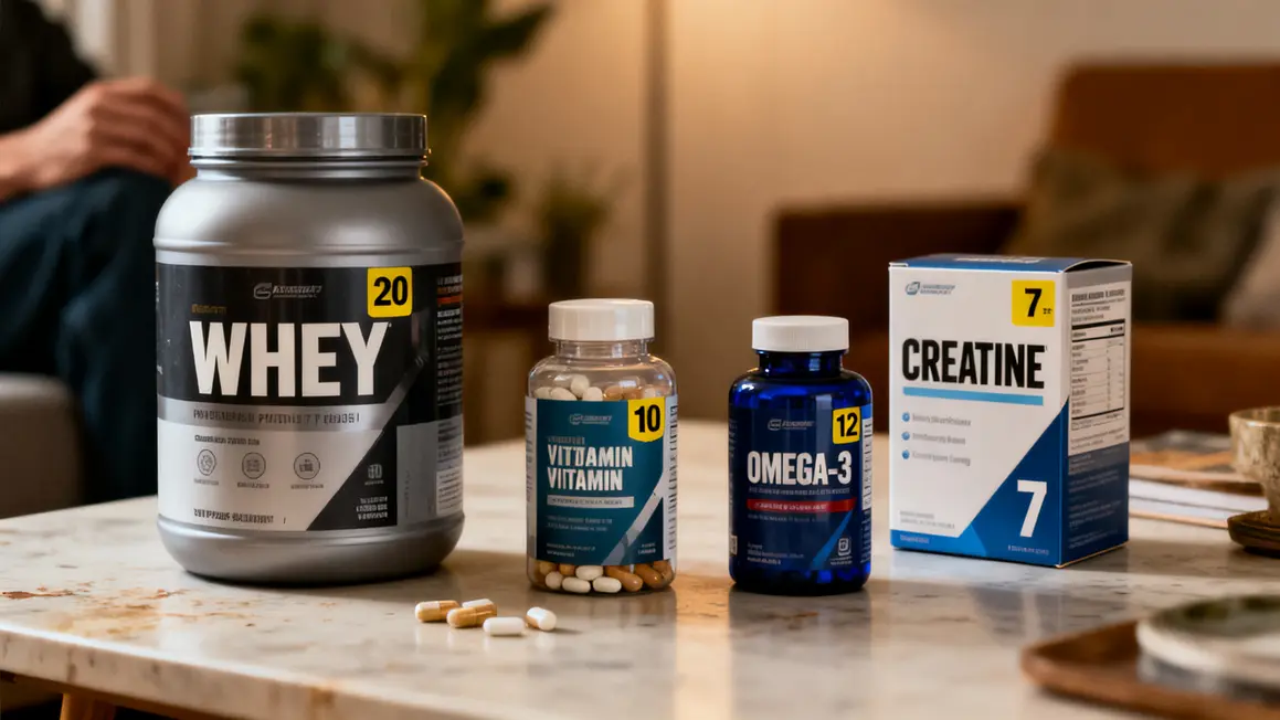 stack supplements seche whey creatine multivitamines omega3