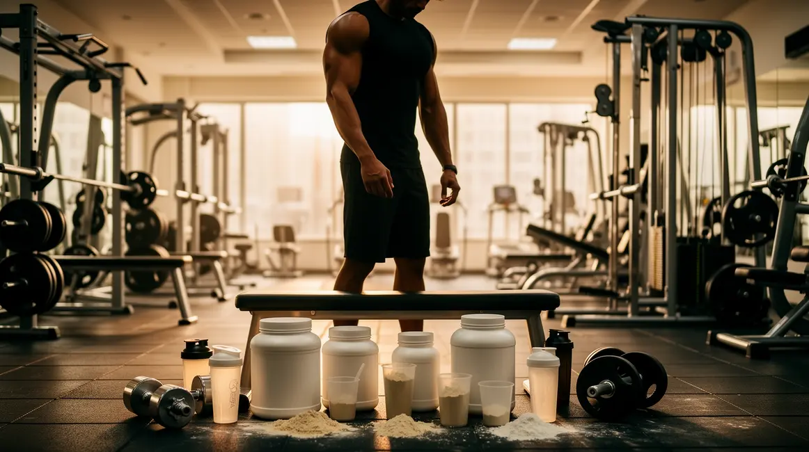 complements pour la seche homme sportif salle musculation