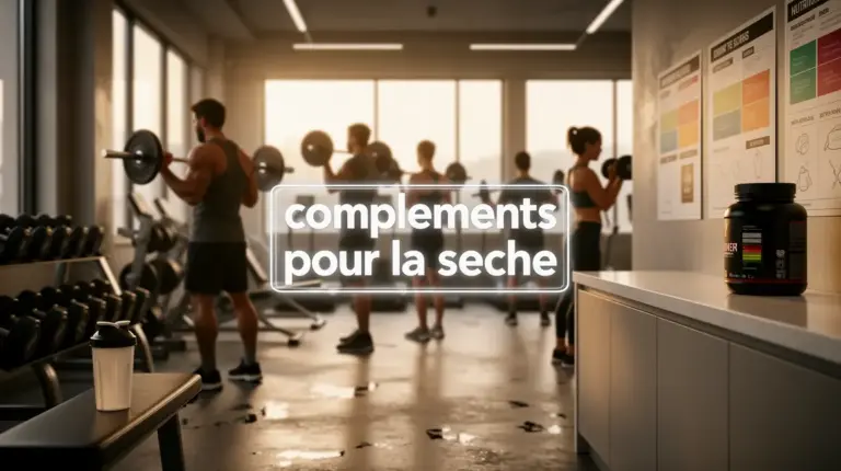 complements pour la seche, salle de sport dynamique, pot supplement