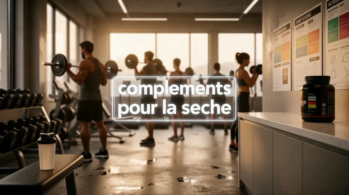 complements pour la seche, salle de sport dynamique, pot supplement