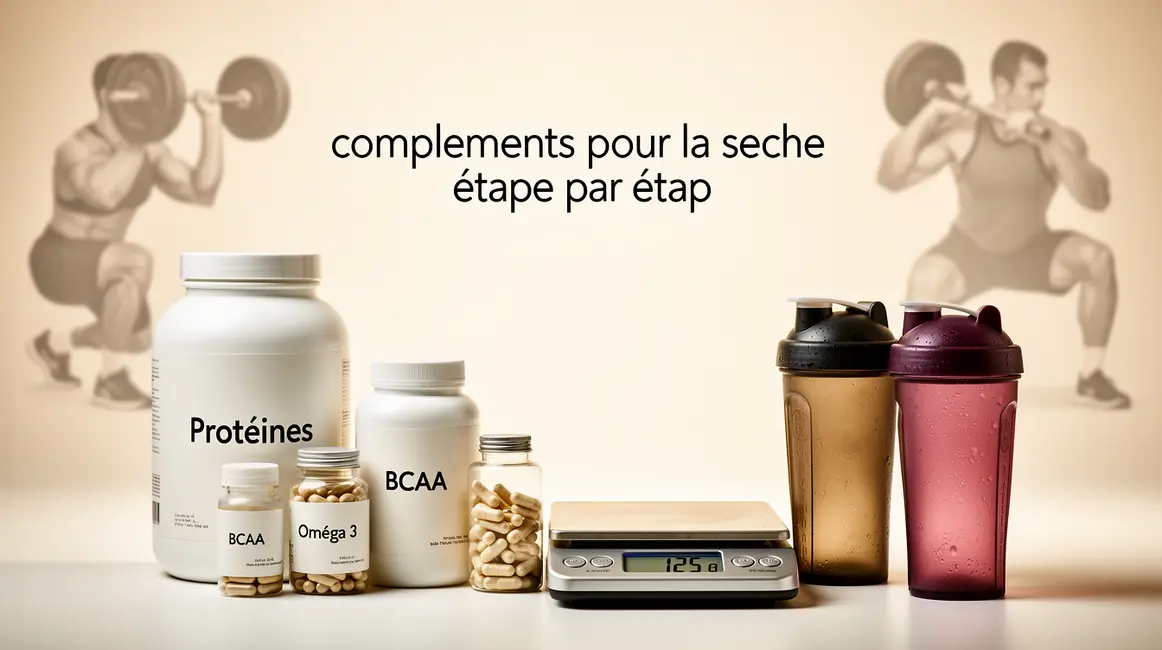plan de compléments sportifs pour la sèche
