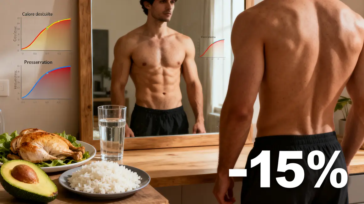 cours sur sèche, déficit calorique et préservation du muscle