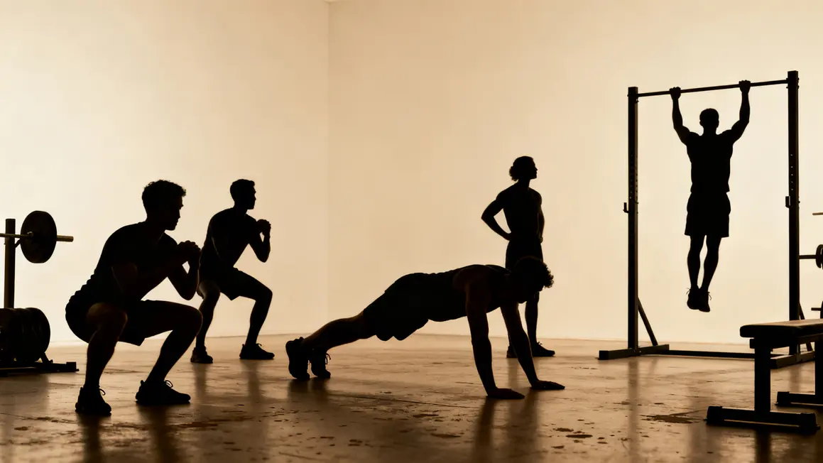 squats pompes tractions routine full body 2026 efficace