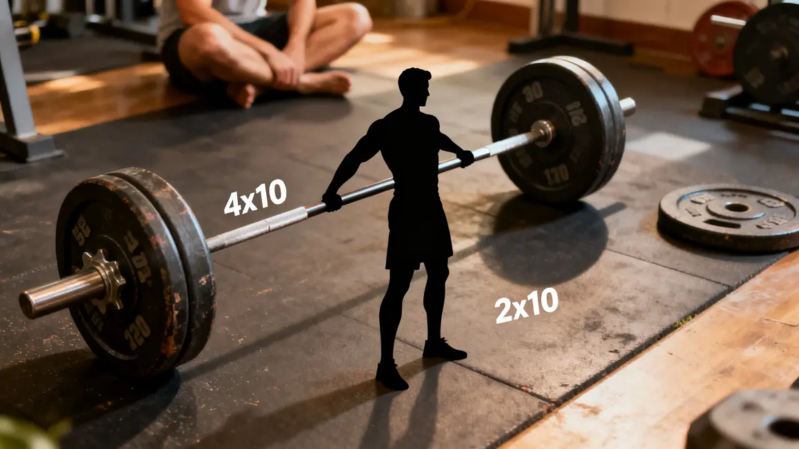 deload musculation comparaison barre
