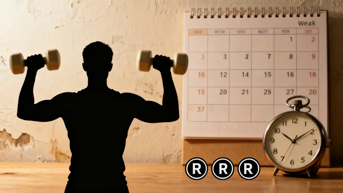 deload en musculation haltères charge légère calendrier