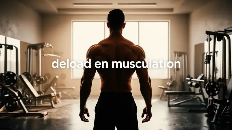 deload en musculation silhouette dos salle de sport