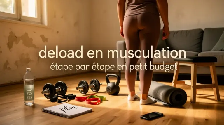 deload musculation minimaliste à domicile petit budget