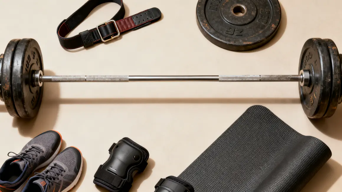 equipement pour debutant squat vue dessus
