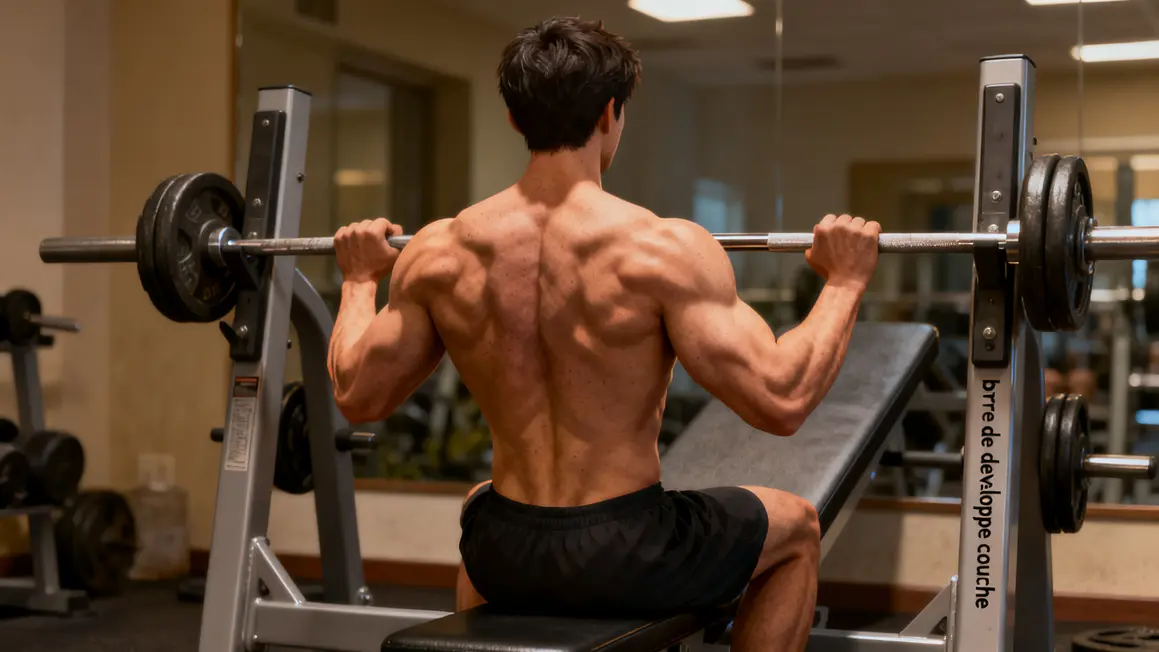 developpe couche musculature pectoraux triceps