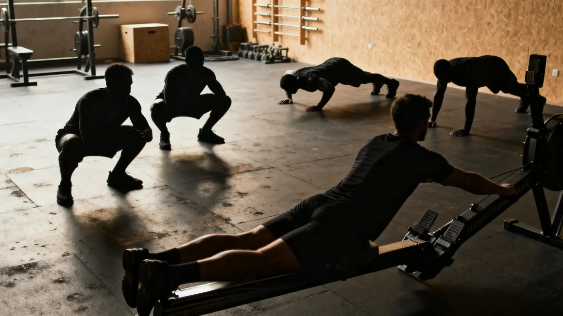 Exemples exercices full body homme salle