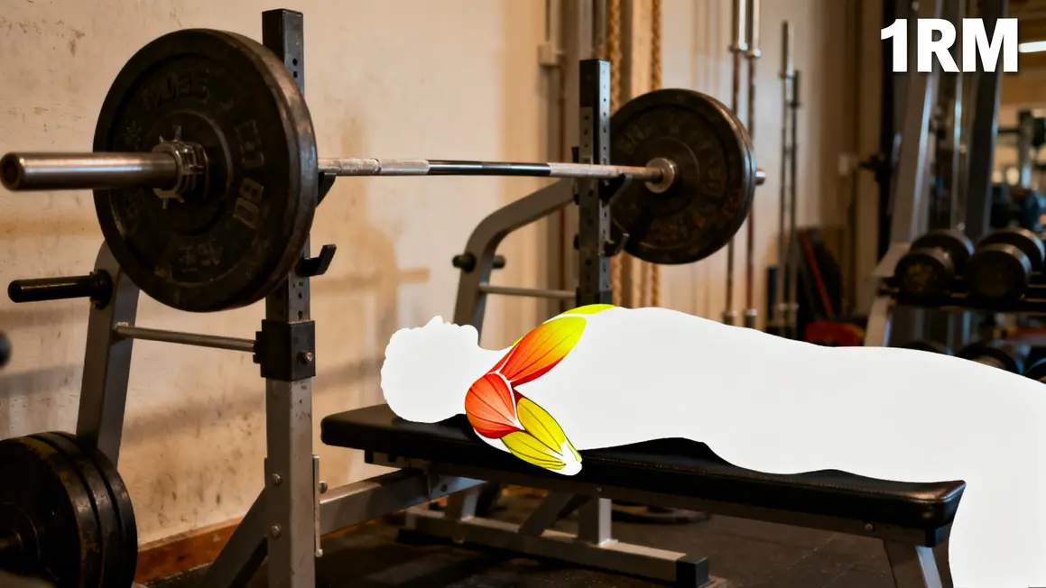 developpé couché 2026 muscles pectoraux 1RM
